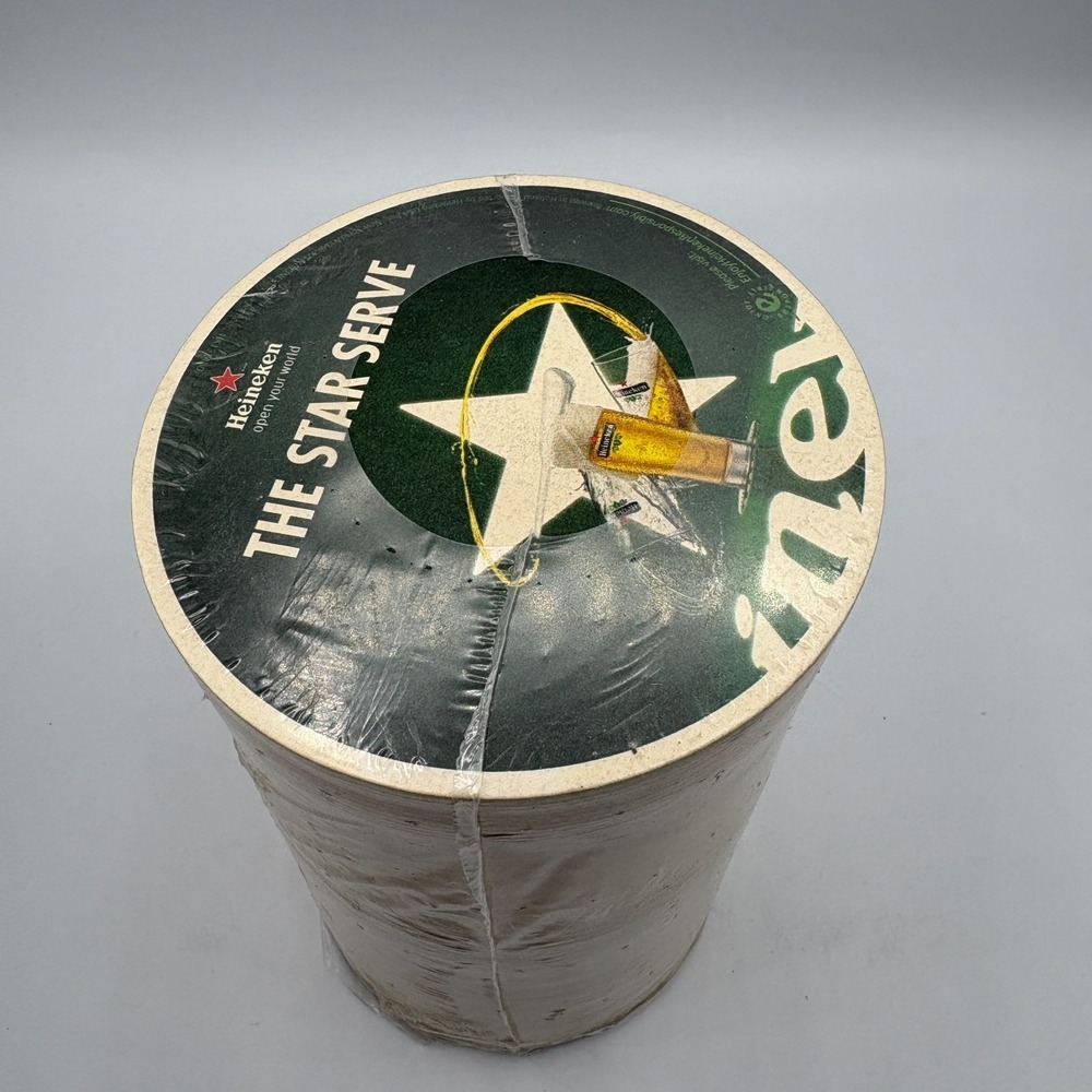 Heineken The Star Serve Beer Coasters Full Sleeve 100